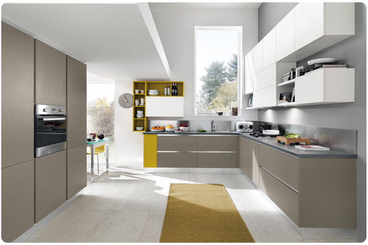 Arredamento cucina soggiorno moderno : arredamento moderno ... Cucine componibili classiche moderne